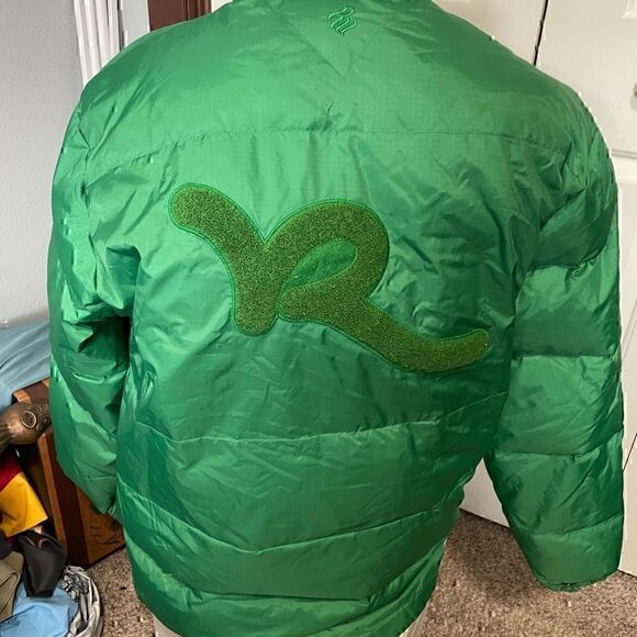 Rocawear Mens XL Green Puffer Winter Jacket - Picture 2 of 5